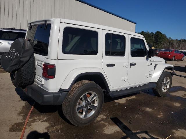 1C4HJXEN1MW680135 - 2021 JEEP WRANGLER U SAHARA WHITE photo 3