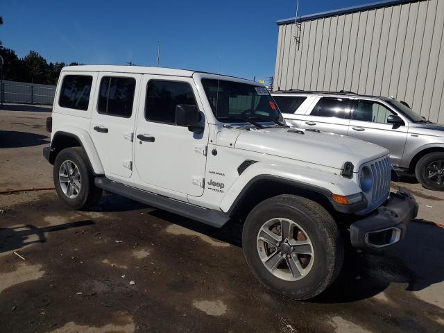 1C4HJXEN1MW680135 - 2021 JEEP WRANGLER U SAHARA WHITE photo 4