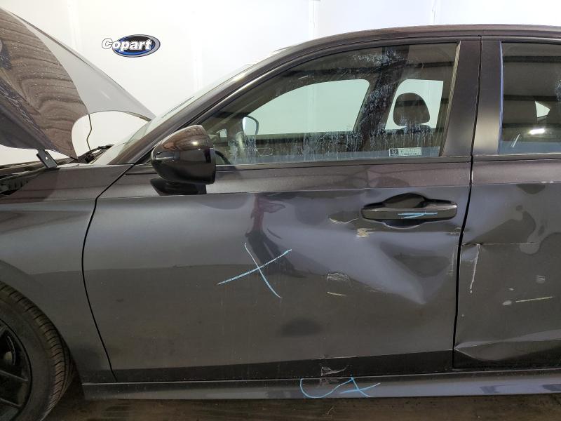 2HGFE2F56SH598184 - 2025 HONDA CIVIC SPORT CHARCOAL photo 7