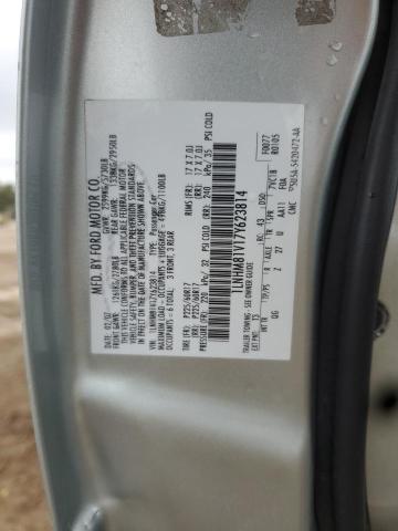 1LNHM81V17Y623814 - 2007 LINCOLN TOWN CAR SIGNATURE Blau Foto 12