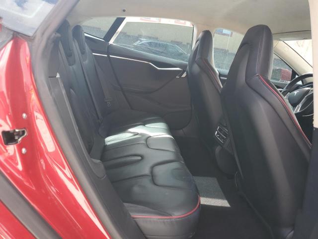 5YJSA1H12EFP35046 - 2014 TESLA MODEL S Rot Foto 10