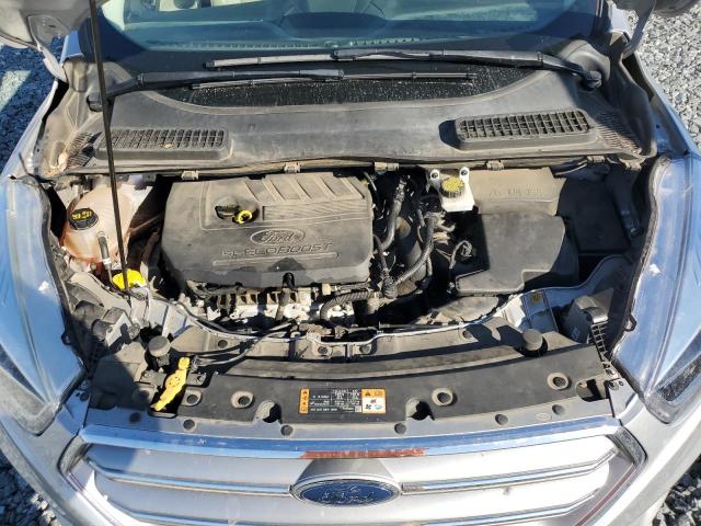 1FMCU0JD2HUE74535 - 2017 FORD ESCAPE TITANIUM ვერცხლისფერი ფოტო 12