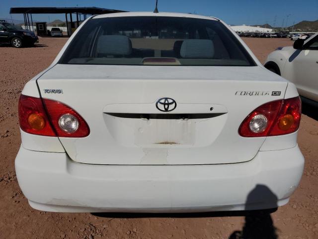 1NXBR32E84Z248807 - 2004 TOYOTA COROLLA CE WHITE photo 6