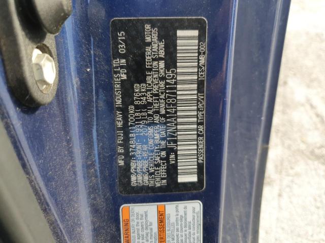 JF1ZNAA14F8711495 - 2015 TOYOTA SCION FR-S BLUE photo 12