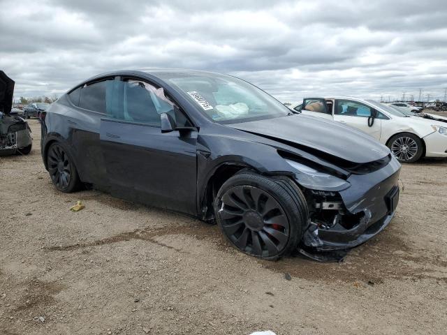 7SAYGDEF9SA359774 - 2025 TESLA MODEL Y GRAY photo 4