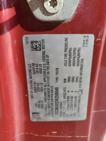 1GC0KUEG3FZ506949 - 2015 CHEVROLET SILVERADO K2500 HEAVY DUTY RED photo 12