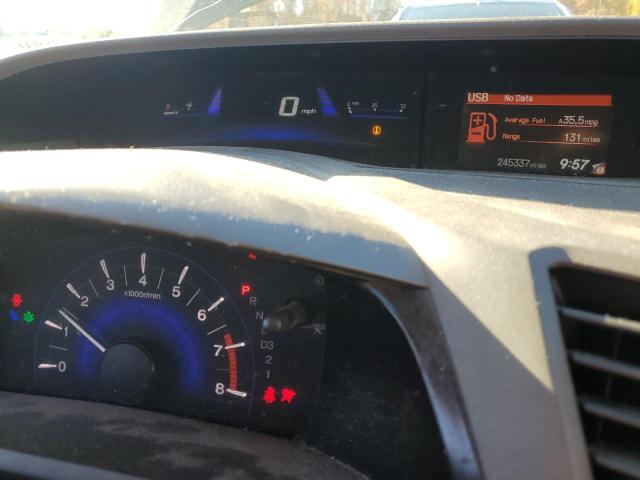 2HGFB2F57CH583364 - 2012 HONDA CIVIC LX 黑色 照片 9