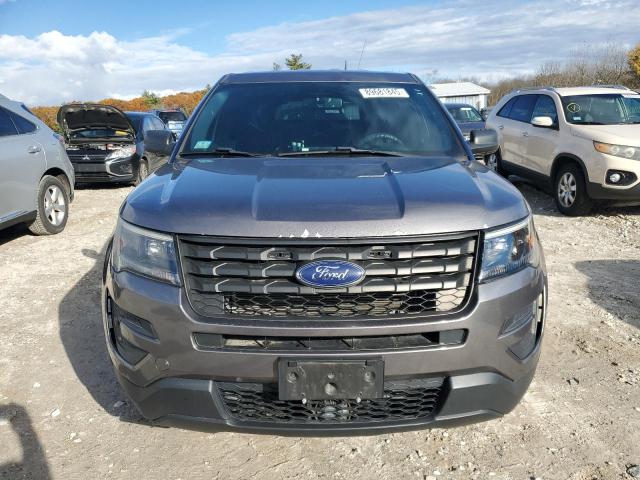 1FM5K8AR9JGA84190 - 2018 FORD EXPLORER POLICE INTERCEPTOR Gris foto 5
