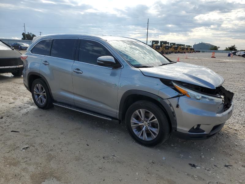 5TDKKRFH7FS111929 - 2015 TOYOTA HIGHLANDER XLE Gümüş fotoğraf 4