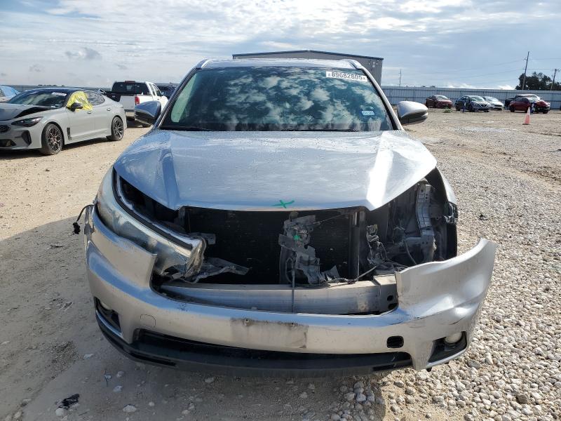 5TDKKRFH7FS111929 - 2015 TOYOTA HIGHLANDER XLE Gümüş fotoğraf 5