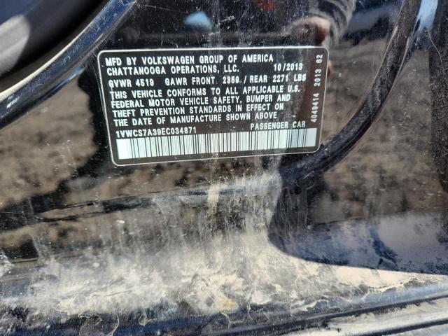 1VWCS7A39EC034871 - 2014 VOLKSWAGEN PASSAT SEL Qara foto 12