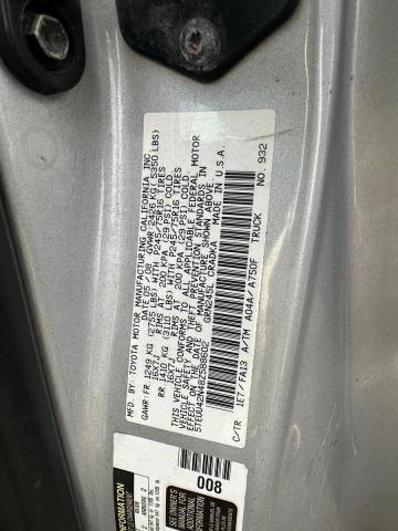 5TEUU42N48Z588602 - 2008 TOYOTA TACOMA ACCESS CAB Gümüş fotoğraf 10