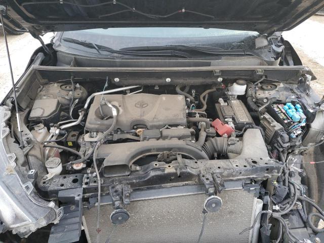 2T3D1RFV7KW019472 - 2019 TOYOTA RAV4 LIMITED Սև լուսանկար 12