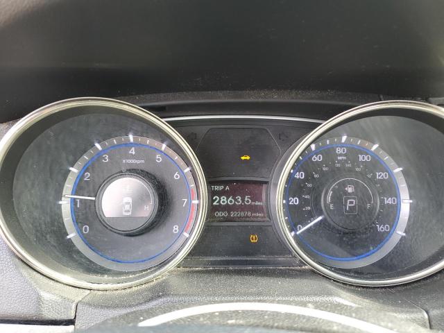 5NPEC4AC9DH698761 - 2013 HYUNDAI SONATA SE 灰色 照片 9