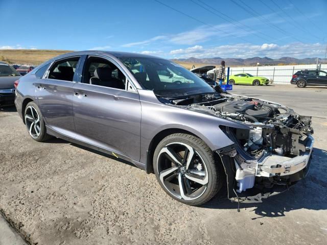 1HGCV2F39JA050355 - 2018 HONDA ACCORD SPORT Серый фото 4