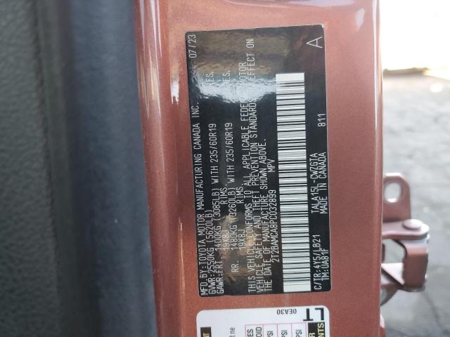 2T2BAMCA8PC032899 - 2023 LEXUS RX 350 BASE Ոսկեգույն լուսանկար 14