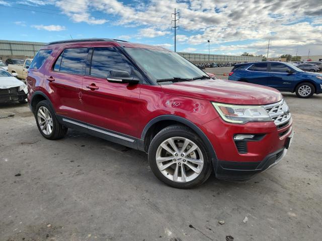 1FM5K8D80JGC41446 - 2018 FORD EXPLORER XLT أحمر صورة 4