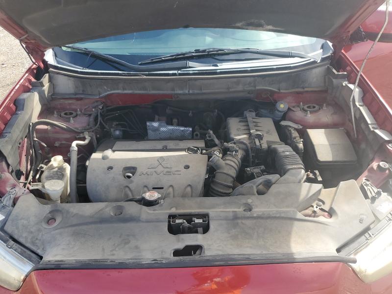 4A4AP3AU3EE016425 - 2014 MITSUBISHI OUTLANDER ES RED photo 12