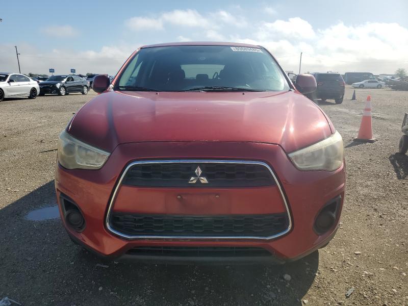 4A4AP3AU3EE016425 - 2014 MITSUBISHI OUTLANDER ES RED photo 5