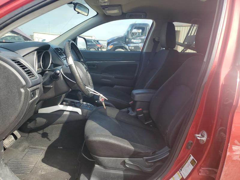 4A4AP3AU3EE016425 - 2014 MITSUBISHI OUTLANDER ES RED photo 7