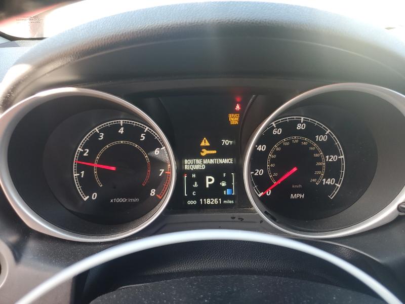 4A4AP3AU3EE016425 - 2014 MITSUBISHI OUTLANDER ES RED photo 9