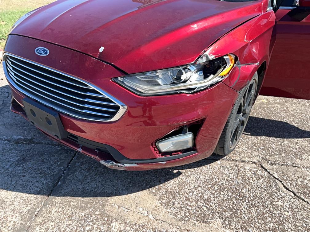 3FA6P0HD8KR198591 - 2019 FORD FUSION SE წითელი ფოტო 13