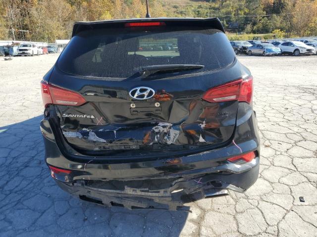 5NMZTDLBXJH065359 - 2018 HYUNDAI SANTA FE S BLACK photo 6