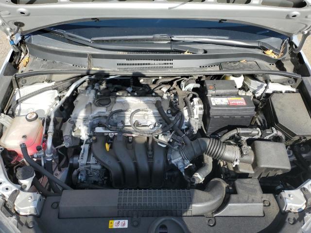 5YFEPMAE7MP167664 - 2021 TOYOTA COROLLA LE 银色 照片 11