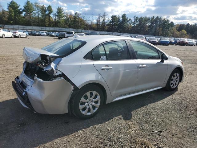 5YFEPMAE7MP167664 - 2021 TOYOTA COROLLA LE 银色 照片 3