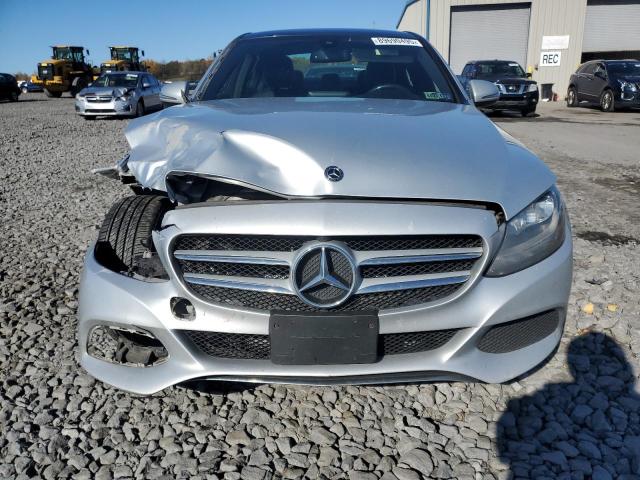 55SWF4KB4JU280361 - 2018 MERCEDES-BENZ C 300 4MATIC SILVER photo 5