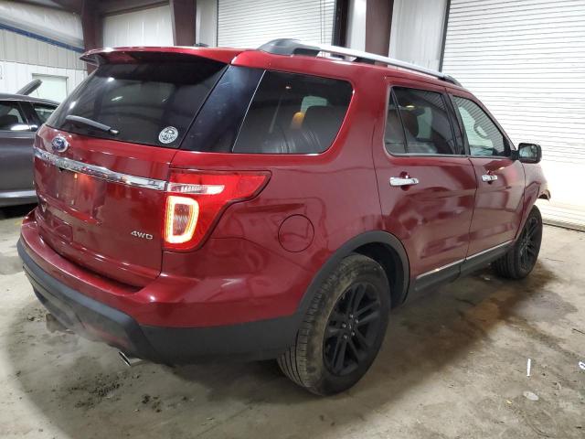 1FM5K8D84FGA44772 - 2015 FORD EXPLORER XLT Kırmızı fotoğraf 3