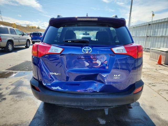 2T3RFREV6FW240138 - 2015 TOYOTA RAV4 XLE BLUE photo 6