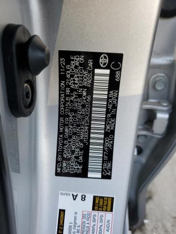 JTDBCMFE2RJ023166 - 2024 TOYOTA COROLLA LE SILVER photo 12