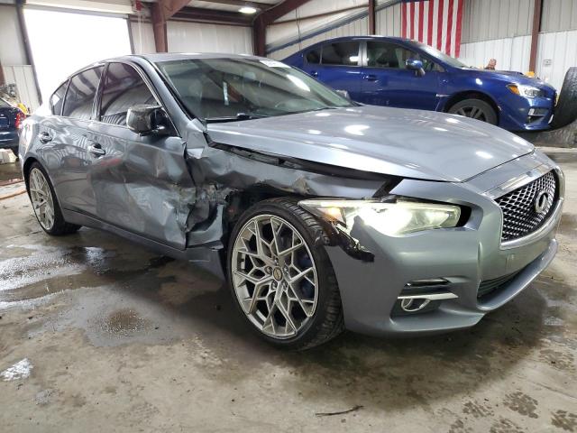 JN1BV7AR1EM694460 - 2014 INFINITI Q50 BASE ლურჯი ფოტო 4