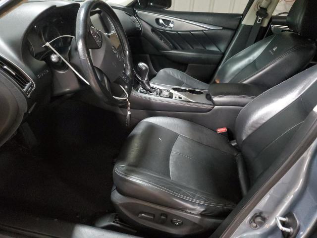 JN1BV7AR1EM694460 - 2014 INFINITI Q50 BASE ლურჯი ფოტო 7