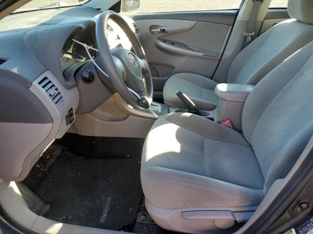 2T1BU4EE7AC421696 - 2010 TOYOTA COROLLA BASE GRAY photo 7