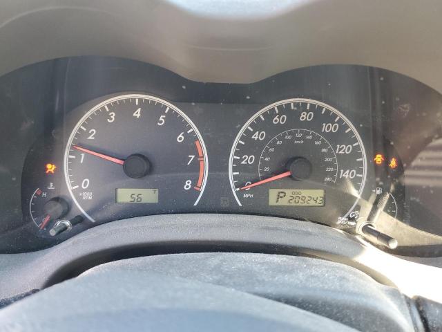 2T1BU4EE7AC421696 - 2010 TOYOTA COROLLA BASE GRAY photo 9