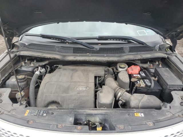 1FM5K8D84EGB06296 - 2014 FORD EXPLORER XLT GRAY photo 12