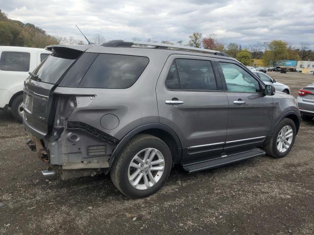 1FM5K8D84EGB06296 - 2014 FORD EXPLORER XLT GRAY photo 3