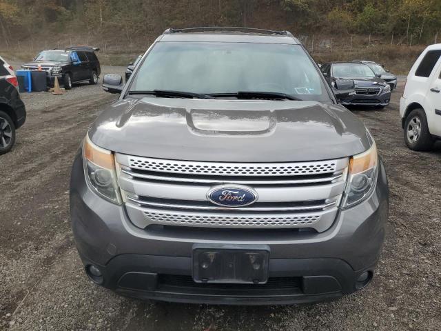 1FM5K8D84EGB06296 - 2014 FORD EXPLORER XLT GRAY photo 5