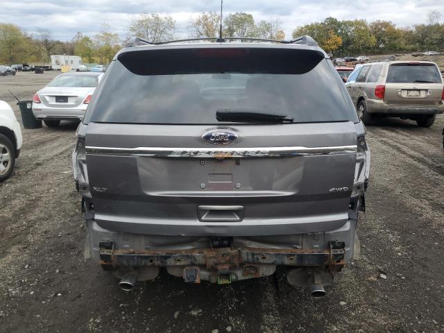 1FM5K8D84EGB06296 - 2014 FORD EXPLORER XLT GRAY photo 6