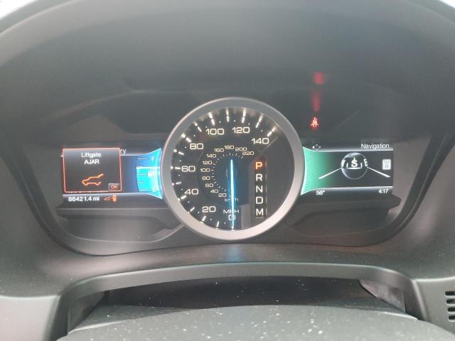 1FM5K8D84EGB06296 - 2014 FORD EXPLORER XLT GRAY photo 9