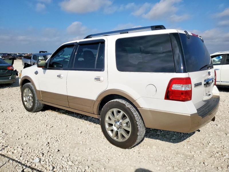 1FMJU1H55DEF00576 - 2013 FORD EXPEDITION XLT WHITE photo 2