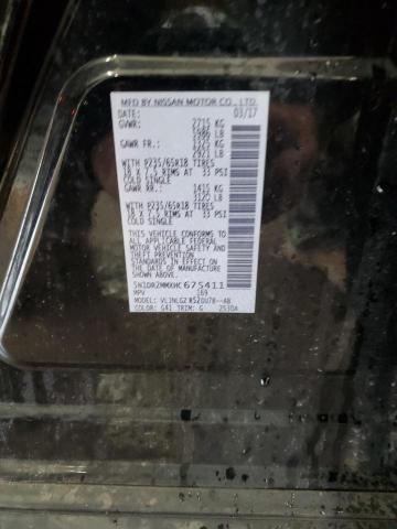 5N1DR2MMXHC675411 - 2017 NISSAN PATHFINDER S Սև լուսանկար 13