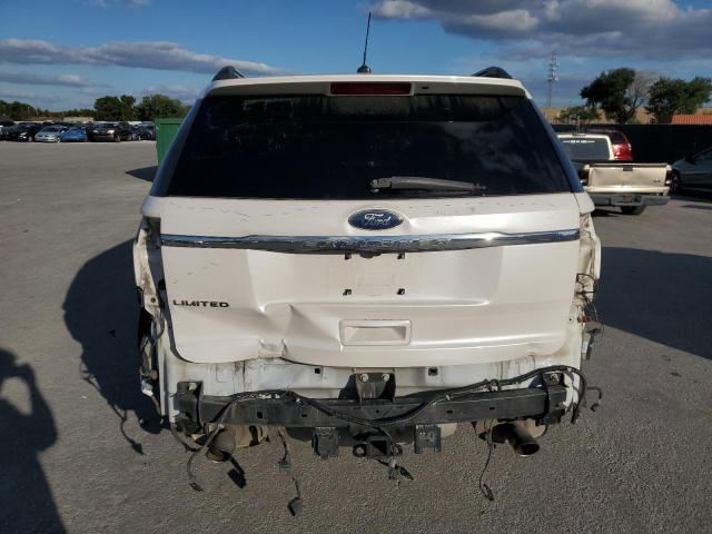 1FMHK7F82BGA94522 - 2011 FORD EXPLORER LIMITED თეთრი ფოტო 6
