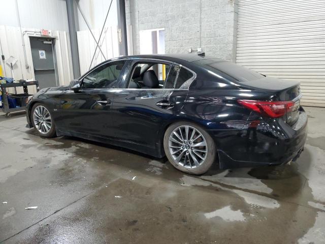 JN1EV7AR6JM438483 - 2018 INFINITI Q50 LUXE BLACK photo 2