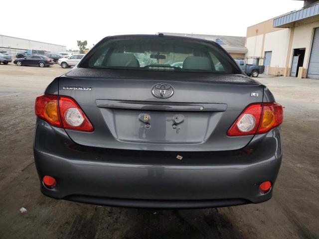 2T1BU4EE0AC522479 - 2010 TOYOTA COROLLA BASE CHARCOAL photo 6