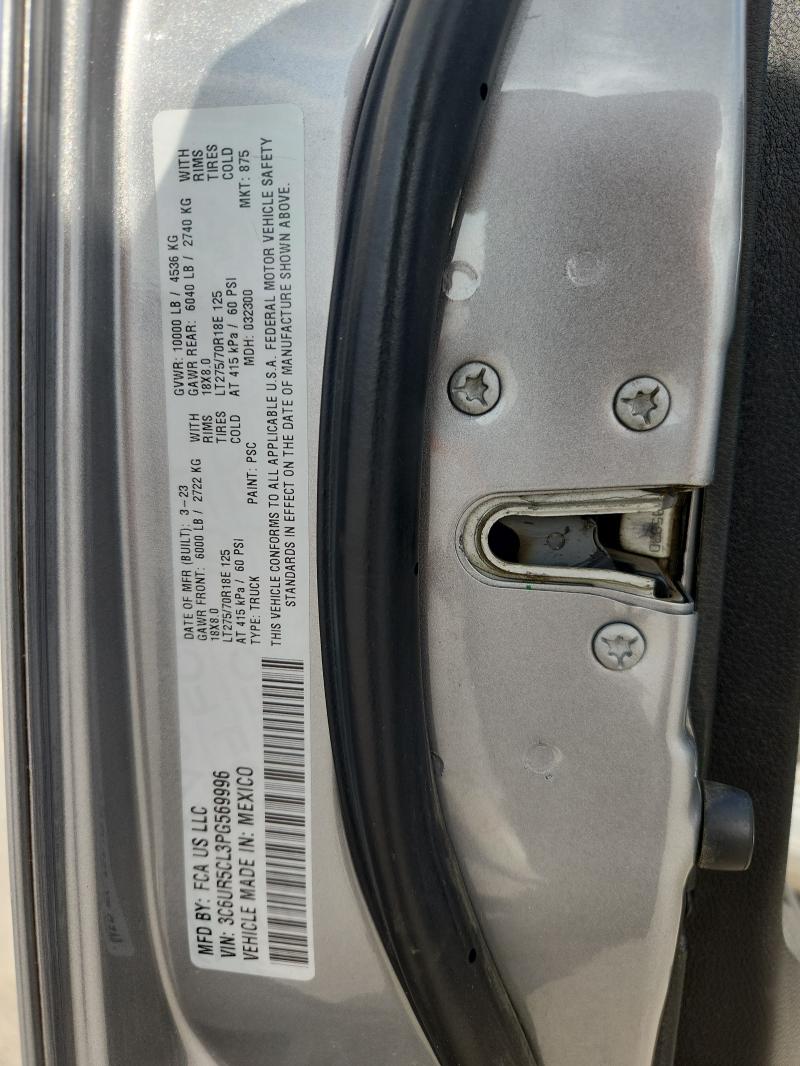 3C6UR5CL3PG569996 - 2023 RAM 2500 TRADESMAN 银色 照片 14