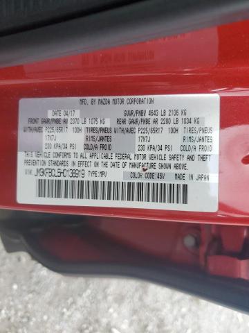 JM3KFBCL5H0138919 - 2017 MAZDA CX-5 TOURING Kırmızı fotoğraf 13