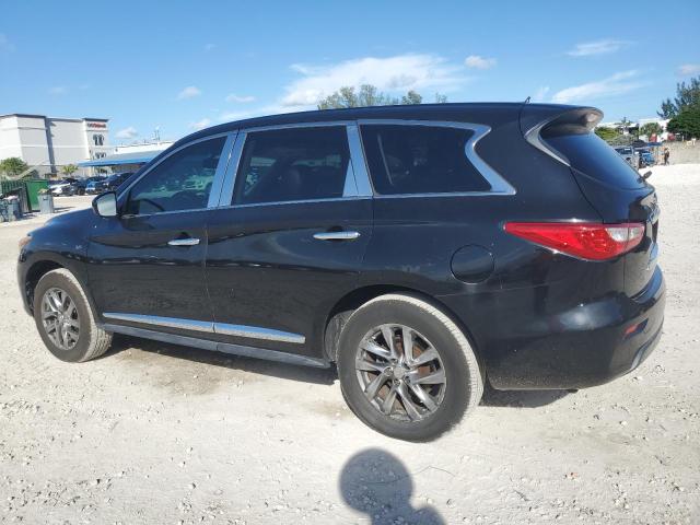 5N1AL0MM9EC511779 - 2014 INFINITI QX60 BLACK photo 2